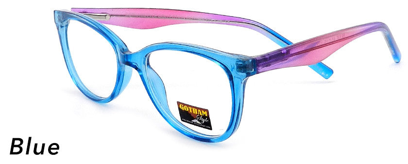Smilen Eyewear Gotham Flex GothamStyle Flex 46 Eyeglasses, Blue