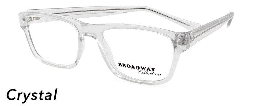 Smilen Eyewear Broadway Broadway Manuel Eyeglasses, Crystal