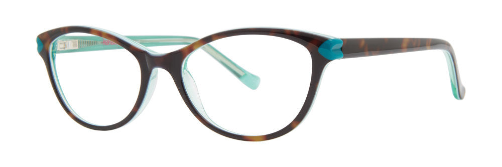 Kensie Eyewear Squad Full Frame Ladies Eyeglasses, Turquoise-Green