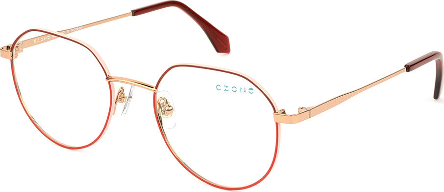 C-Zone N2363 Ladies Eyeglasses, C-30 Wine-Red-Light Pink-Rose Gold
