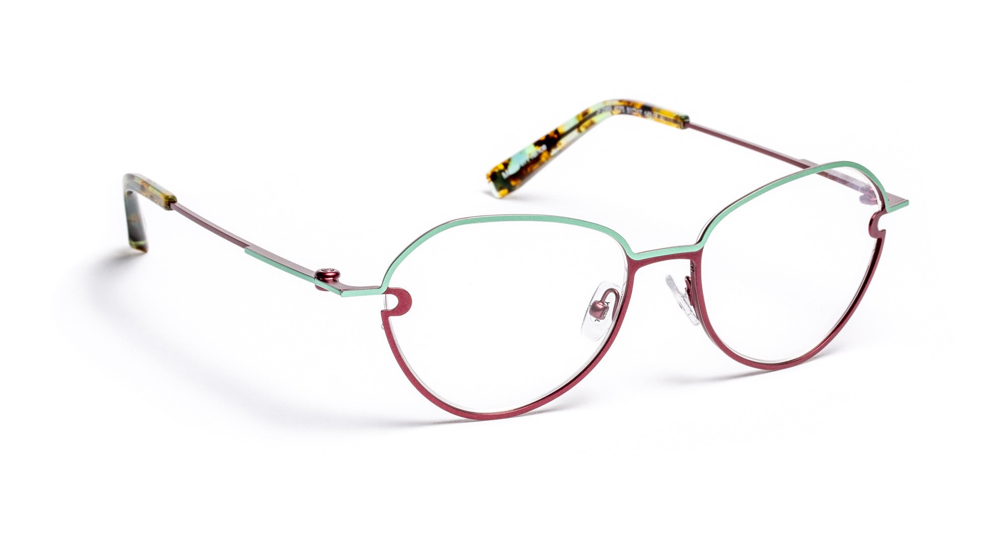 J.F. Rey JF2969 Ladies Eyeglasses, 4075 JADE - WINE