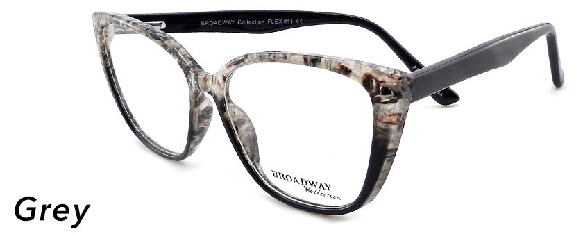Smilen Eyewear Broadway Broadway Flex 11 Eyeglasses, Grey