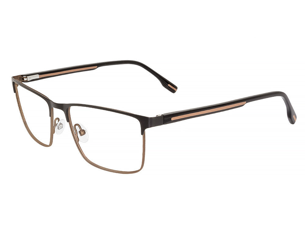 NRG G683 Mens Eyeglasses, C-3 Black-Coffee