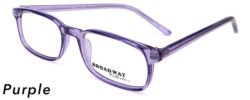 Smilen Eyewear Broadway Broadway Kool Eyeglasses, Purple