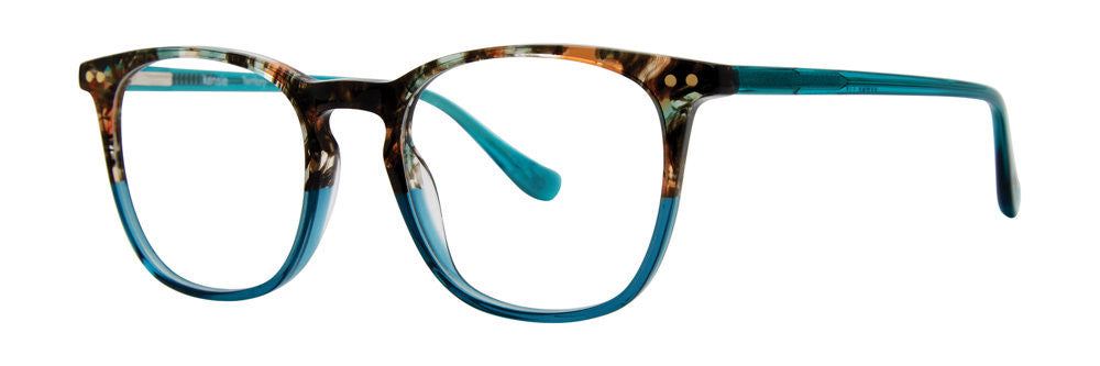 Kensie Eyewear Territory Full Frame Ladies Eyeglasses, Turquoise Tortoise