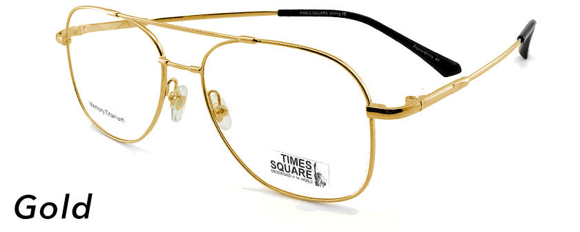 Smilen Eyewear Times Square Times Square Strong 10 Eyeglasses, Gold