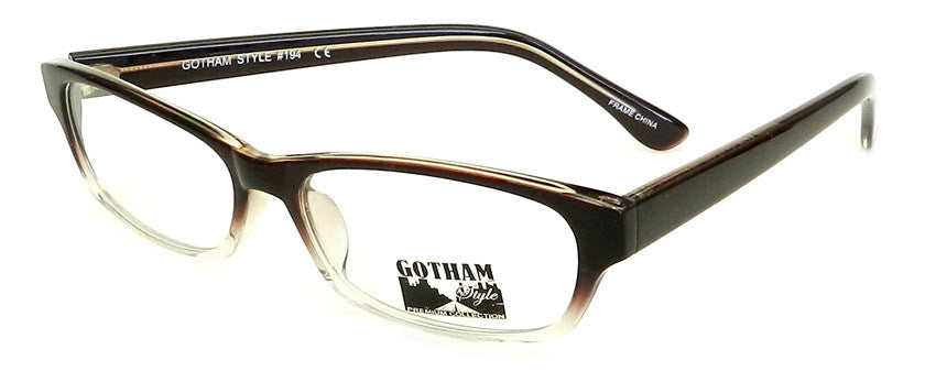 Smilen Eyewear Gotham Premium GothamStyle 194 Eyeglasses, Black