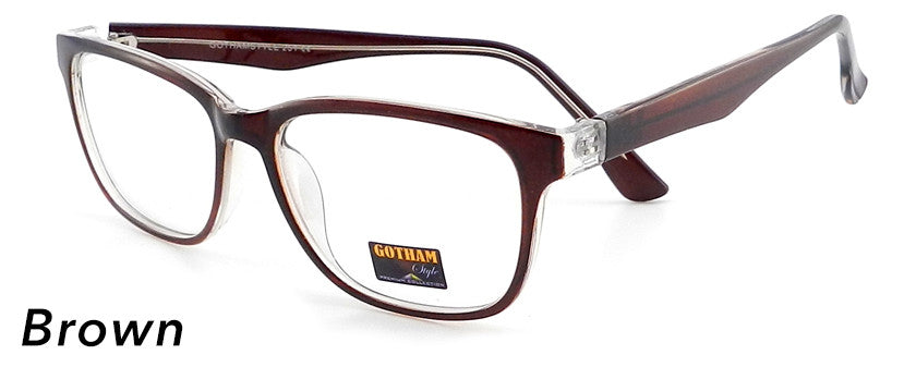 Smilen Eyewear Gotham Premium GothamStyle 251 Eyeglasses, Brown