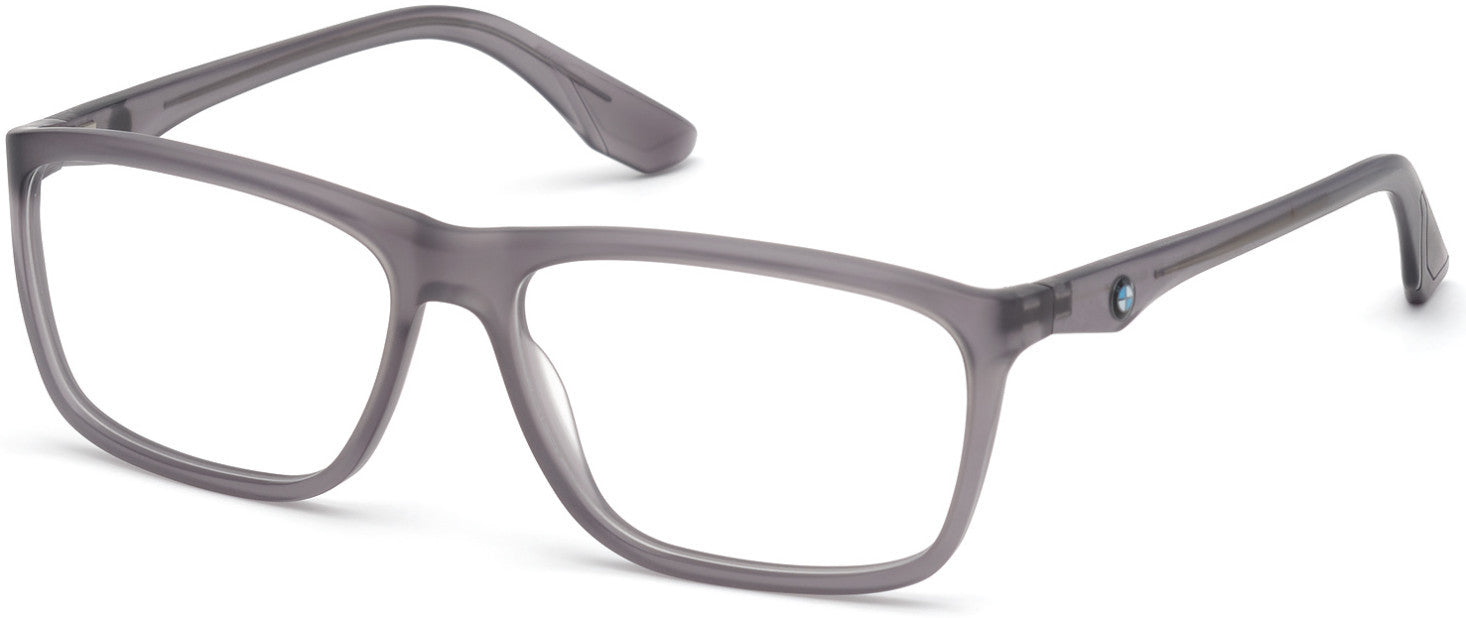BMW Eyewear BW5004 Full Frame Mens Eyeglasses, 020 - Matte Grey - Matte Grey
