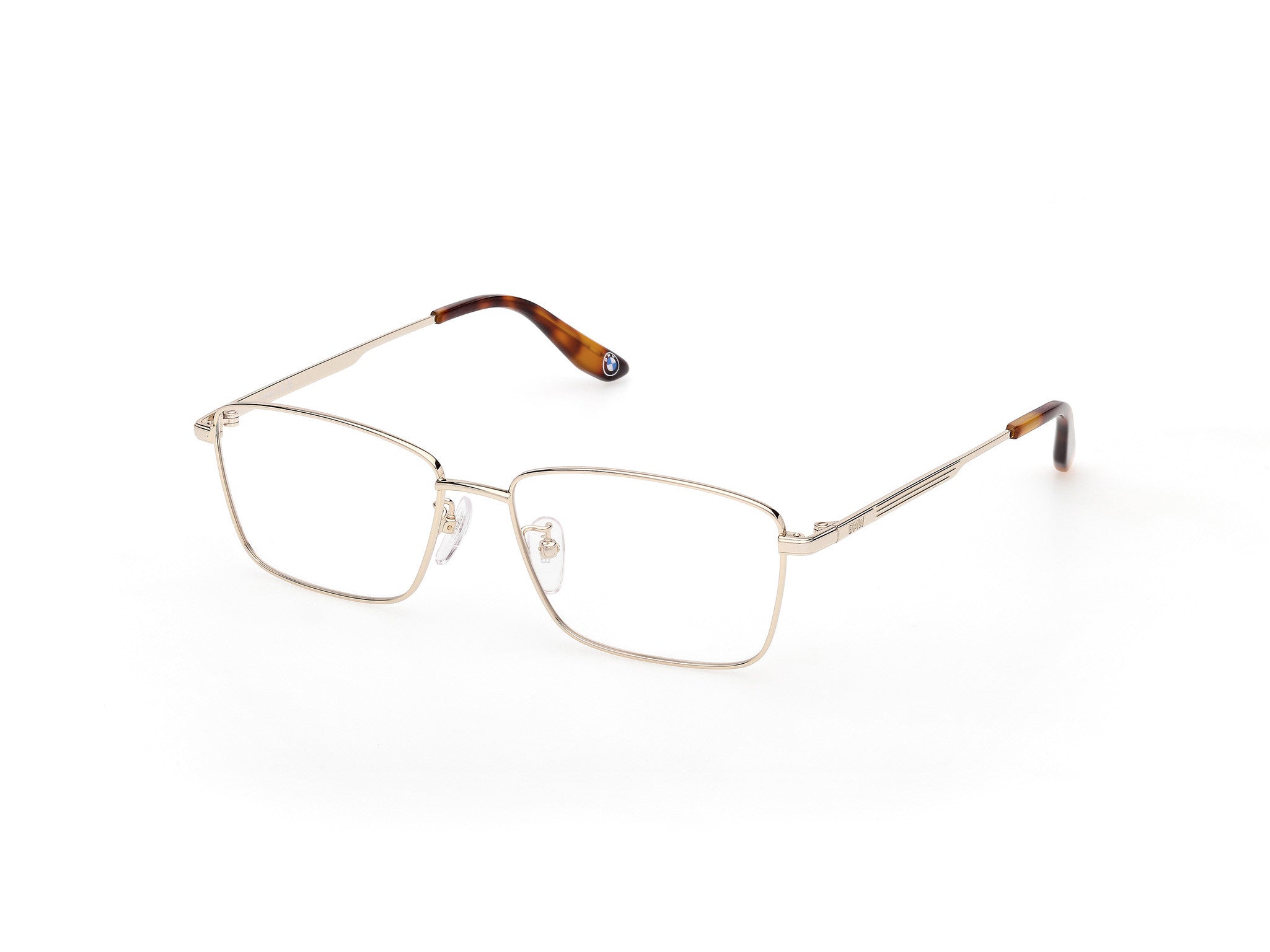 BMW Eyewear BW5091-H Mens Eyeglasses, 032 - Shiny Pale Gold - Shiny Pale Gold