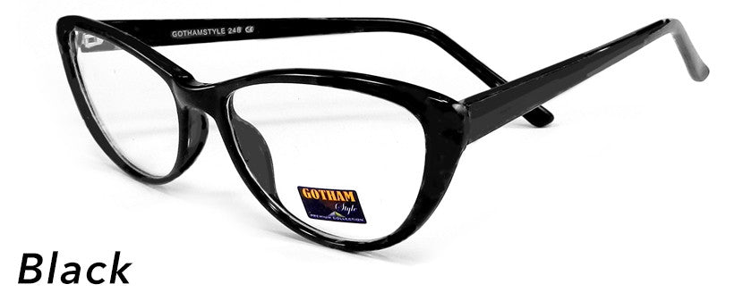 Smilen Eyewear Gotham Premium GothamStyle 248 Eyeglasses, Demi Black