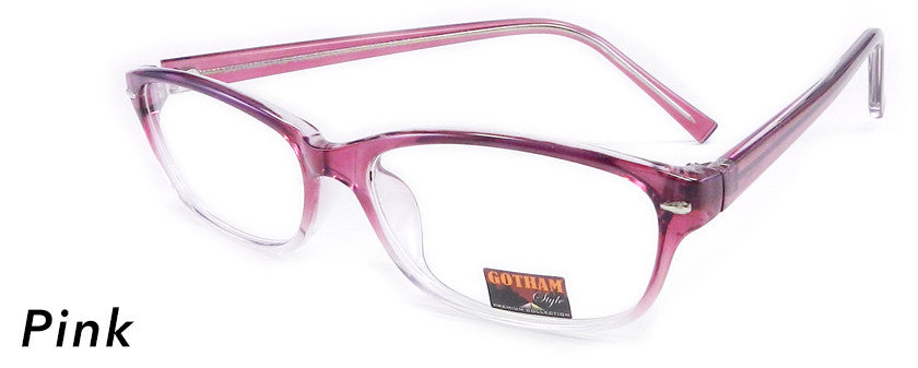 Smilen Eyewear Gotham Premium GothamStyle 30* Eyeglasses, Pink Fade