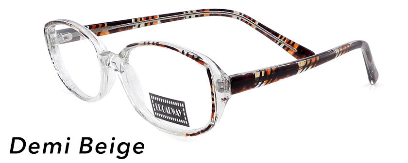 Smilen Eyewear Broadway Broadway Marcia Eyeglasses, Demi Beige