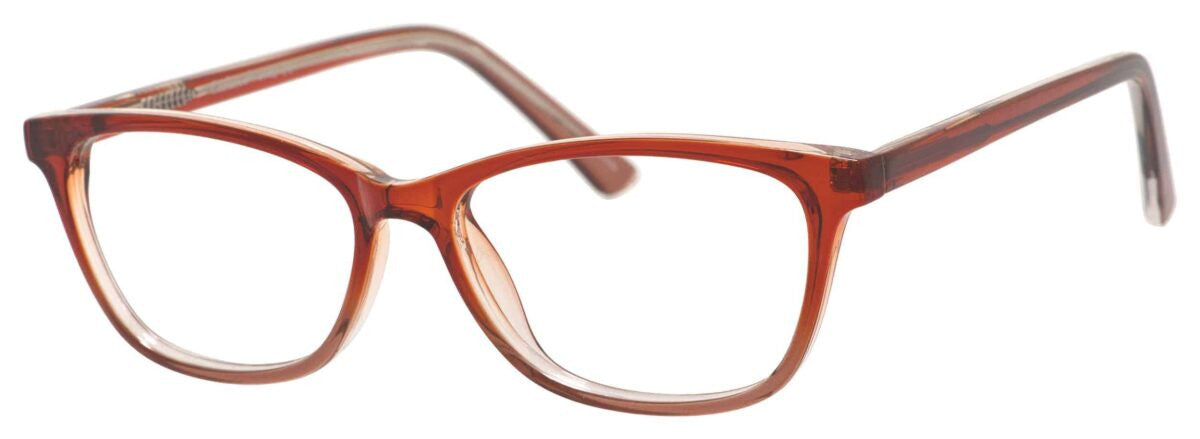 Enhance EN4142 Ladies Eyeglasses, Wine-Brown