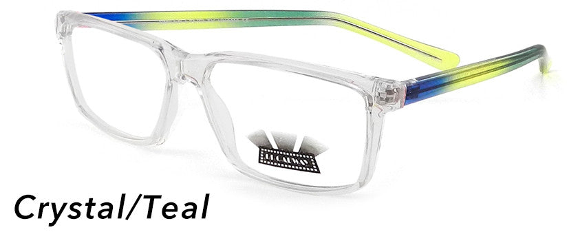 Smilen Eyewear Broadway Broadway Drama* Eyeglasses, Crystal Teal