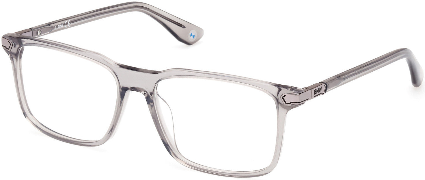 BMW Eyewear BW5056-H Full Frame Mens Eyeglasses, 020 - Shiny Grey - Shiny Grey