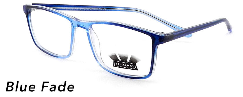 Smilen Eyewear Broadway Broadway Jackson Eyeglasses, Blue Fade
