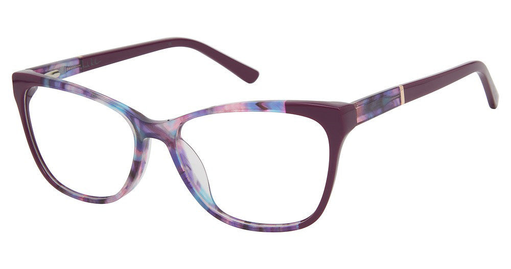 Nicole Miller IBIZA Full Frame Ladies Eyeglasses, C03 PURPLE EGGPLANT