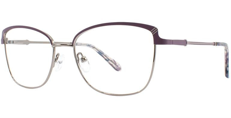 Match Eyewear 512 Full Frame Ladies Eyeglasses, Purple-Gun
