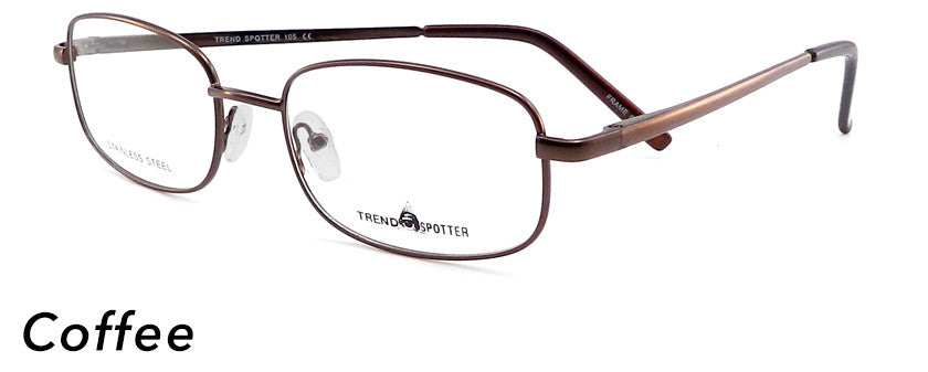 Smilen Eyewear Trend Spotter Trend Spotter 105 Eyeglasses, Coffee