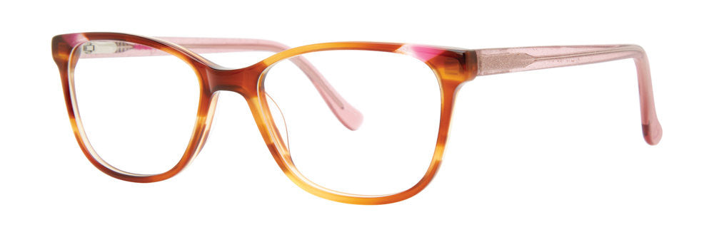 Kensie Eyewear OMG Full Frame Ladies Eyeglasses, Caramel Tortoise
