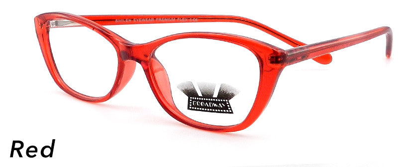 Smilen Eyewear Broadway Broadway Flex 5 Eyeglasses, Red