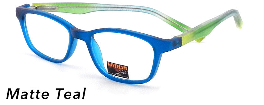 Smilen Eyewear Gotham Flex GothamStyle Flex 55 Eyeglasses, Matte Teal