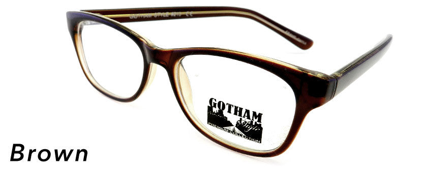 Smilen Eyewear Gotham Premium GothamStyle 213 Eyeglasses, Brown