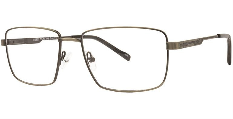 Match Eyewear 521 Full Frame Mens Eyeglasses, Gunmetal