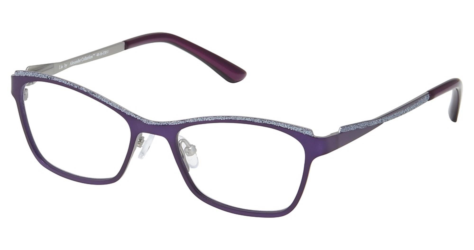 Alexander Collection LIA Ladies Eyeglasses, WINE