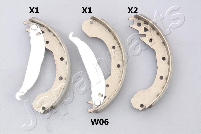 Brake Shoe Set JAPANPARTS GF-W06AF