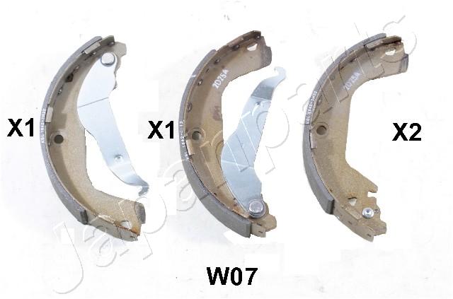 Brake Shoe Set JAPANPARTS GF-W07AF