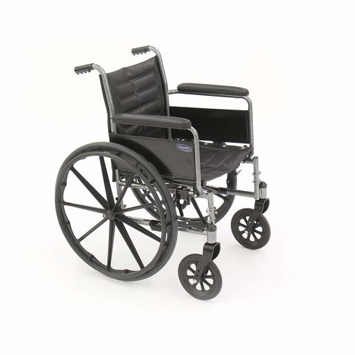 Invacare Tracer EX2 Wheelchair 20" x 16", Removable Fixed Height Desk Length Arms