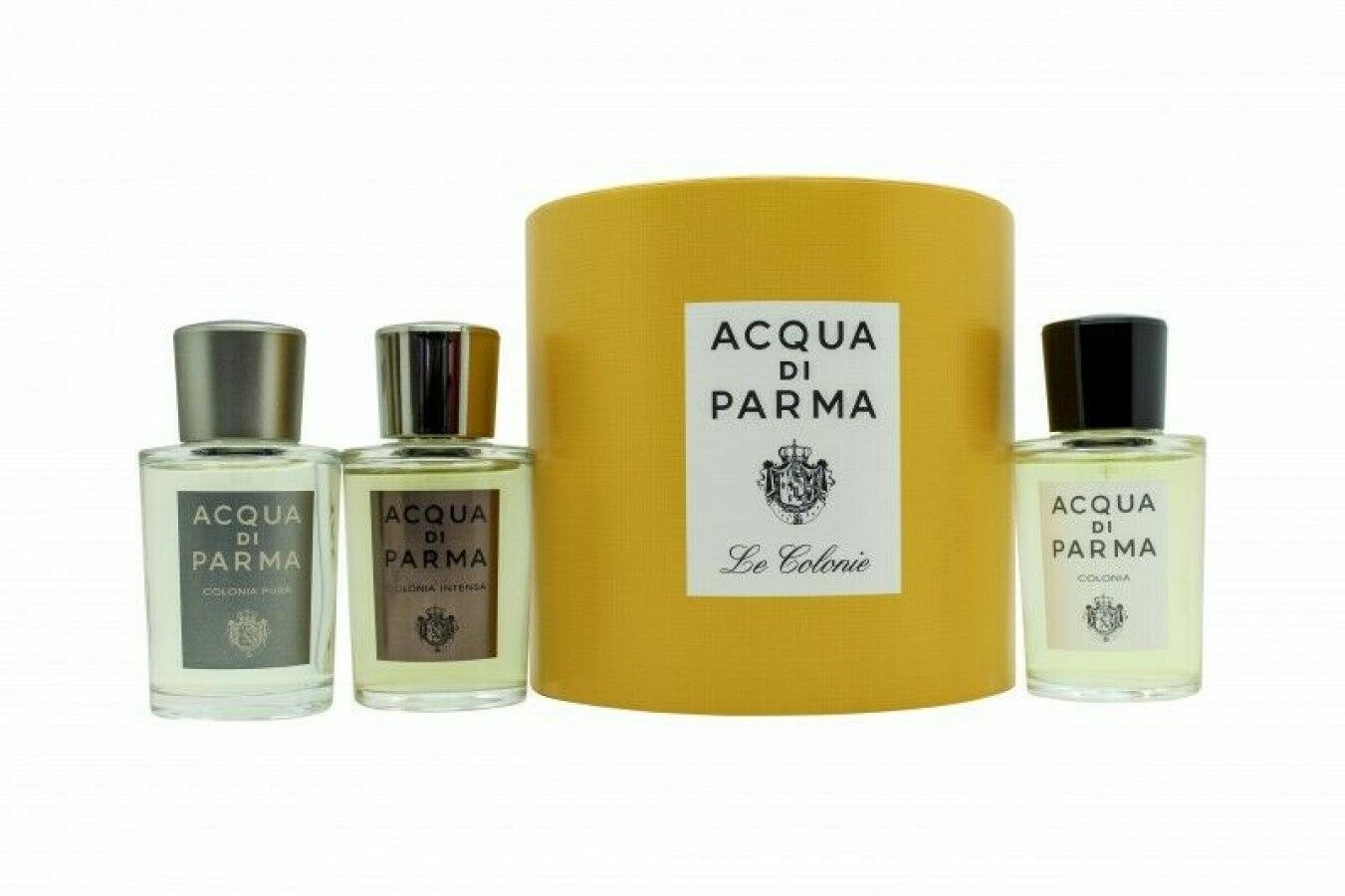 Uppsättning Acqua di Parma: Colonia Eau De Cologne 20 ml + Colonia Pura Eau De Cologne 20 ml + Colonia Intensa Eau De Cologne 20 ml
