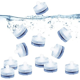 dompelpompen led-verlichting 12 stuks waterdicht rgb onderwaterlicht voor bruiloft theelicht hot tub vijver aquarium zwembad party vaas decoratie verlichting