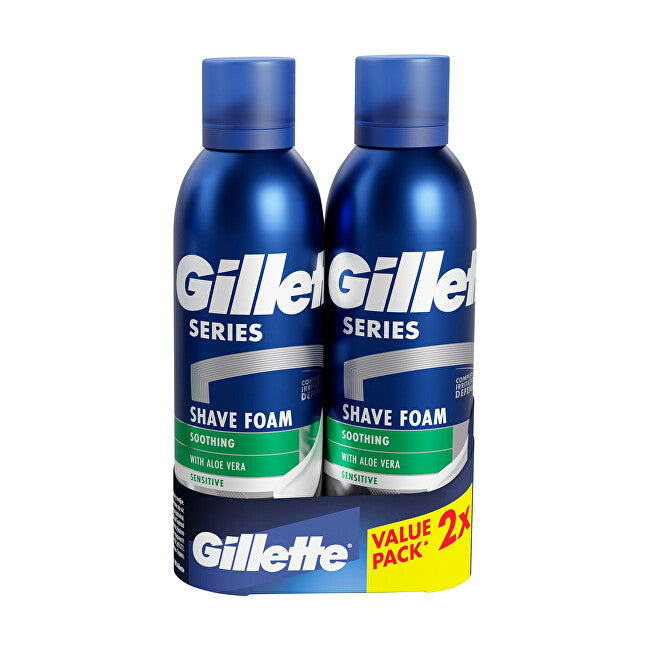 Gillette Soothing Shaving Foam Gift Set 2 x 200ml