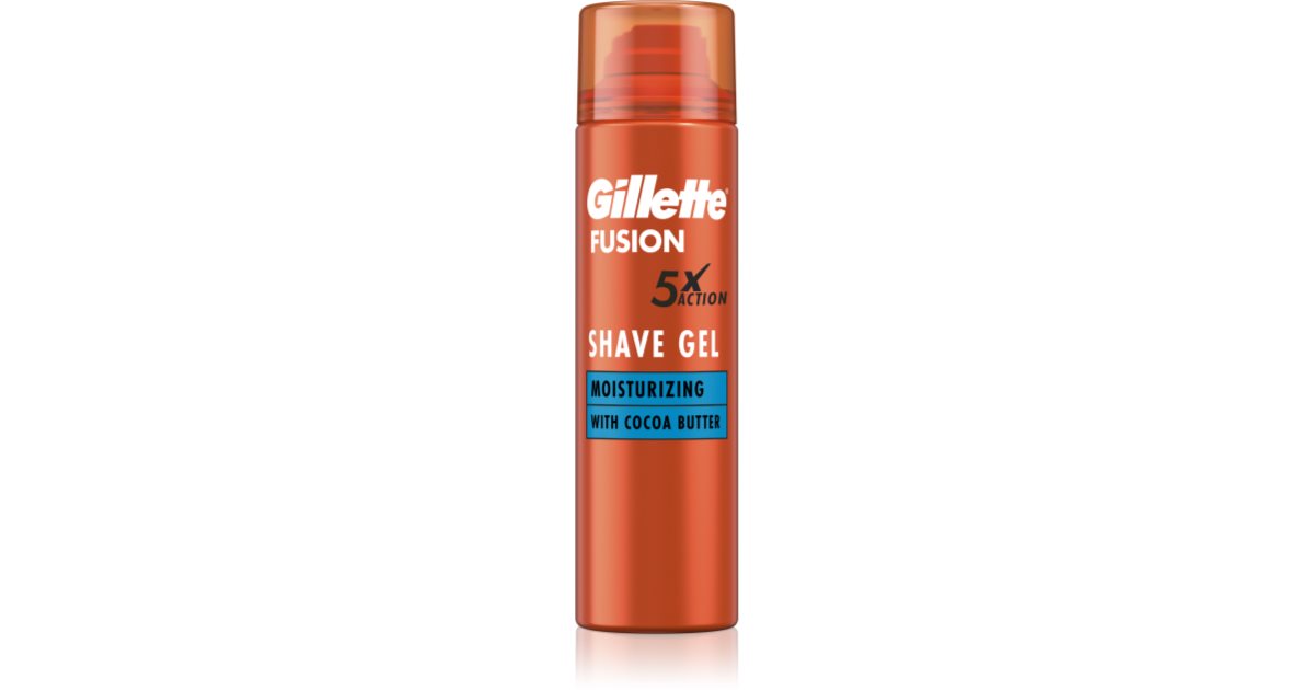 Gillette Fusion5 Cocoa Butter Shaving Gel For Men 200ml