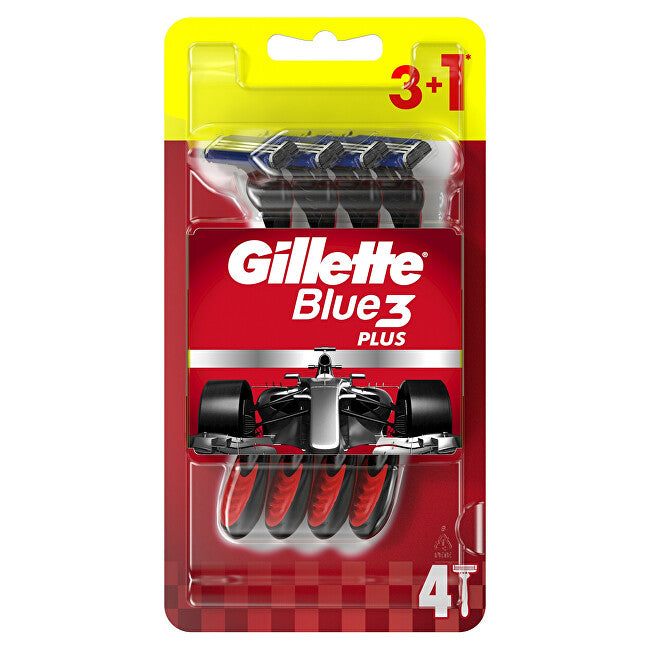 Gillette Rasoirs jetables Gillette Blue3 Plus 3+1 pièces