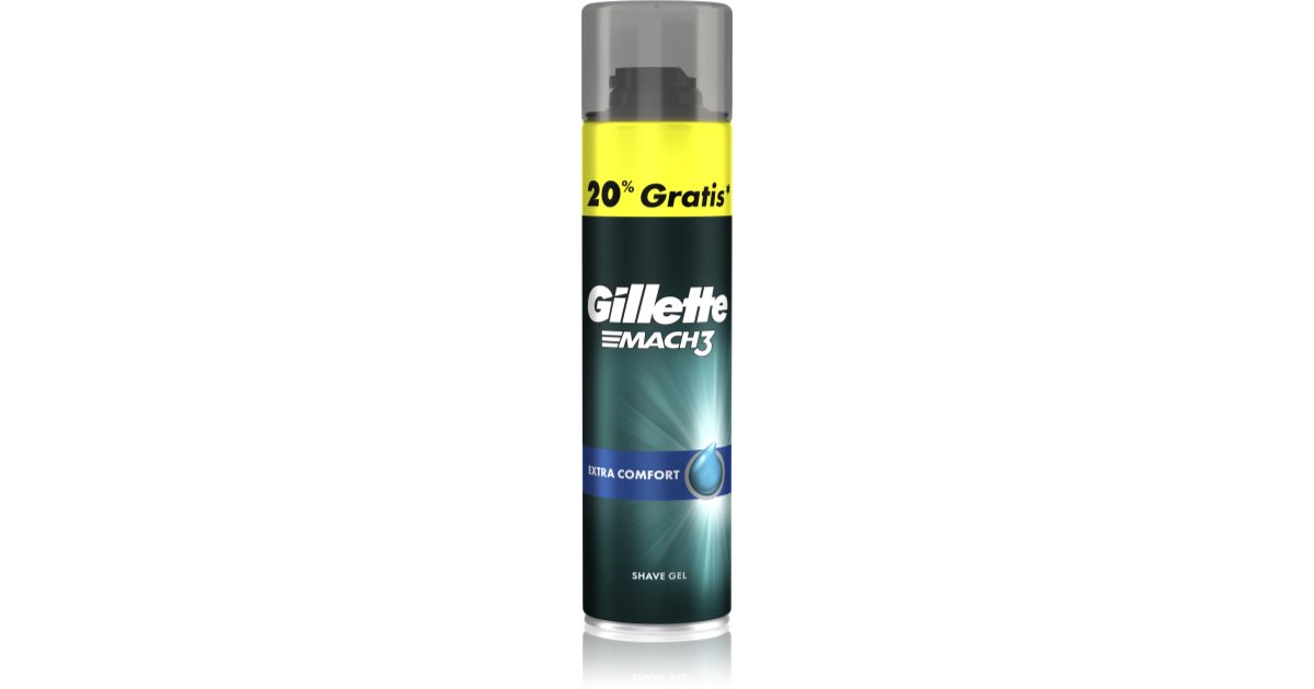 Gillette Mach3 Extra Comfort Barbergel for menn 240 ml