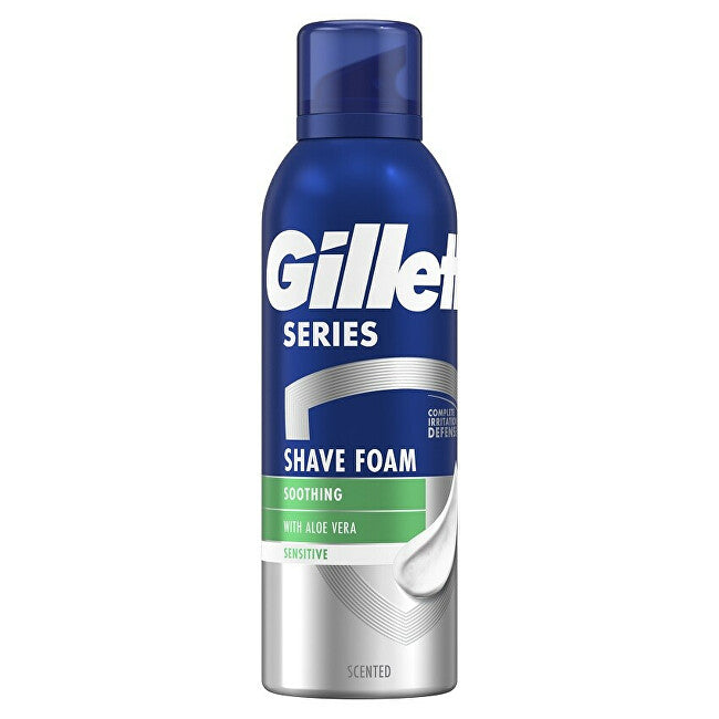 Gillette Sensitive Series Aloe Vera Soothing Shaving Foam 200 ml