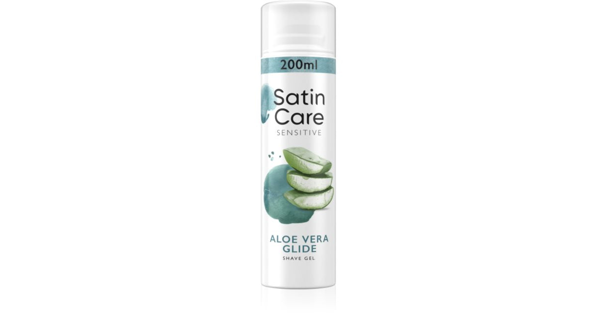 Gillette Satin Care Aloe Vera Shaving Gel For Women 200ml