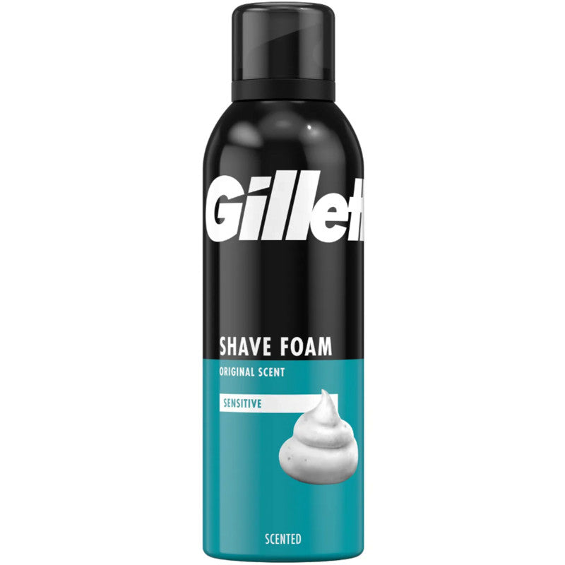 Gillette Sensitive Skin - Shaving Foam for Men 200 ml