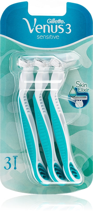 Gillette Venus 3 Rasoirs Jetables Sensibles 3 Pièces