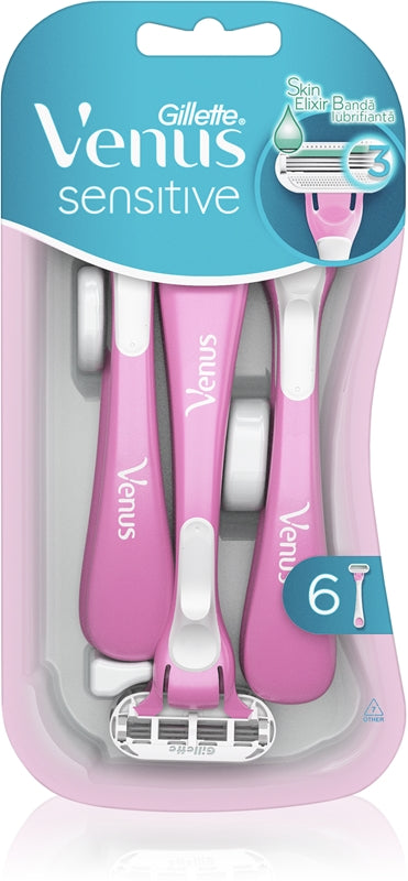 Gillette Venus Sensitive - Rasoirs jetables 6 pièces