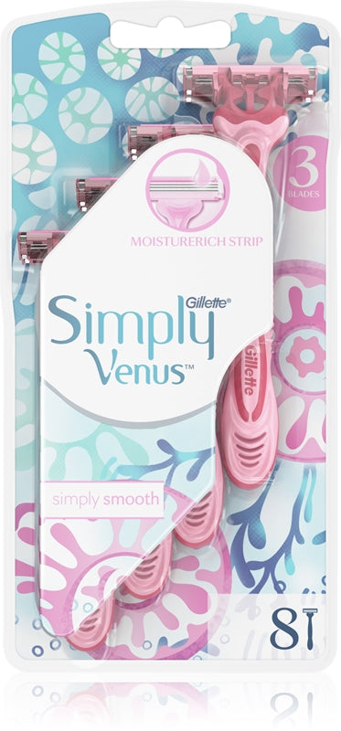 Gillette Venus Rasoirs Simply Jetables 8 Pièces