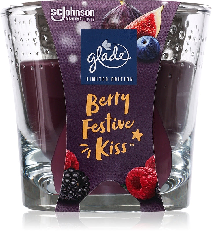 GLADE Beerenfest Kiss Duftkerze 112 g
