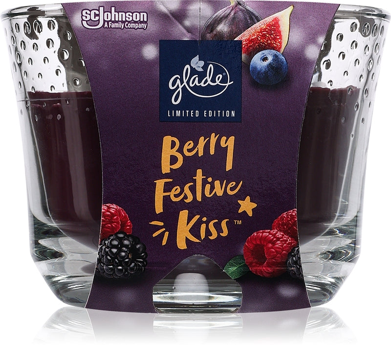 GLADE Beerenfest Kiss Duftkerze 204 g
