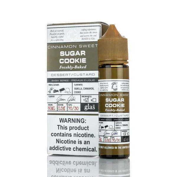 Glas Basix E-Liquid - Cinnamon Sweet Sugar Cookie - 60ml