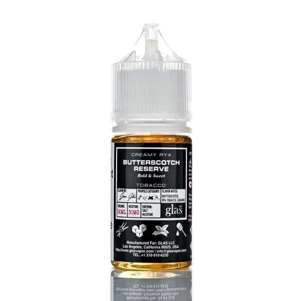 Glas Basix Salt Nic E-Liquid - Butterscotch Reserve - 30ml