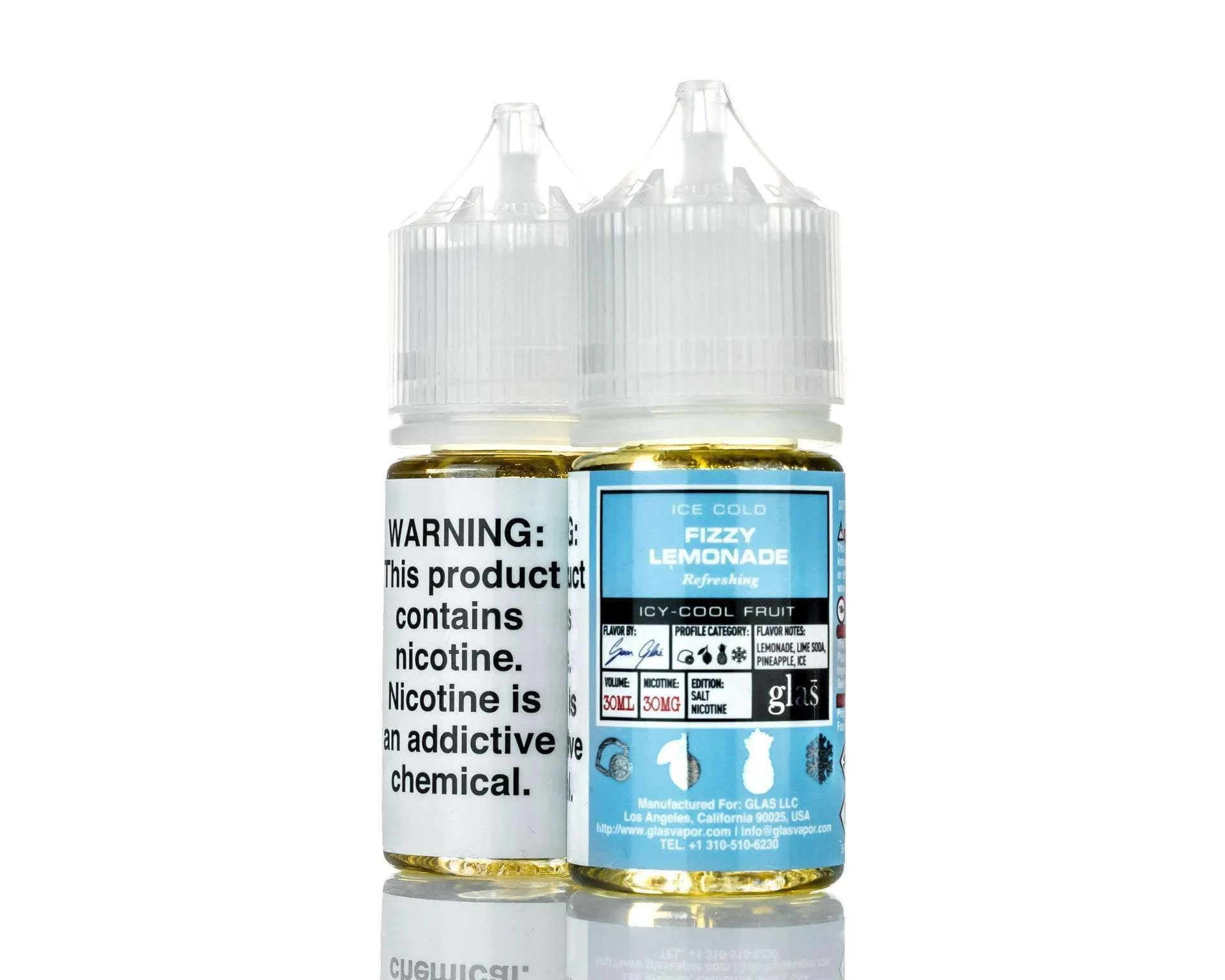 Glas Basix Salt Nic E-Liquid - Fizzy Lemonade - 30ml